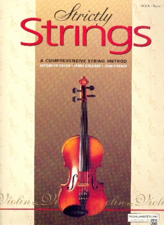 Strictly Strings vol.1 fr Violine (dt/en) (engl. Ausgabe mit deutschsprachigem Einlegeblatt)
