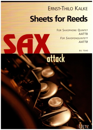 Sheets for Reeds vol.1 für 5 Saxophone (AATTB) Partitur und Stimmen