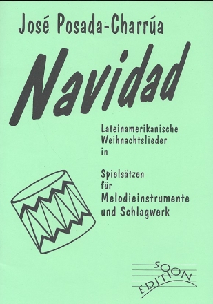 Navidad  fr Melodieinstrumente und Schlagwerk Partitur