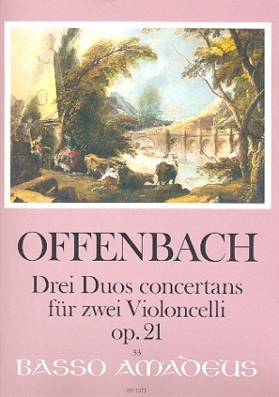 3 Duos concertants op.21 für 2 Violoncelli,  Stimmen