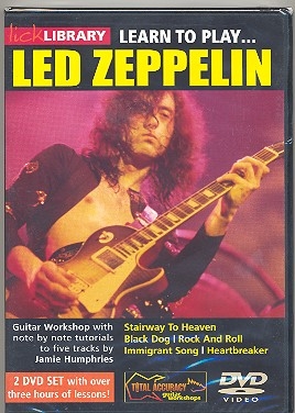Learn to play Led Zeppelin DVD-Video (2) Lick Library