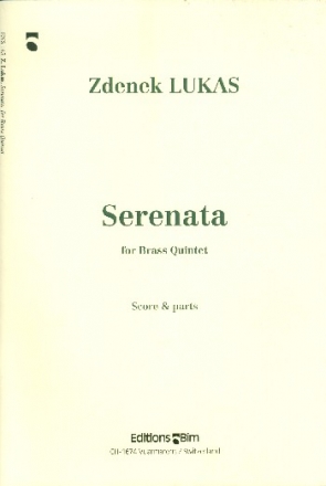Serenata for brass quintet score+parts