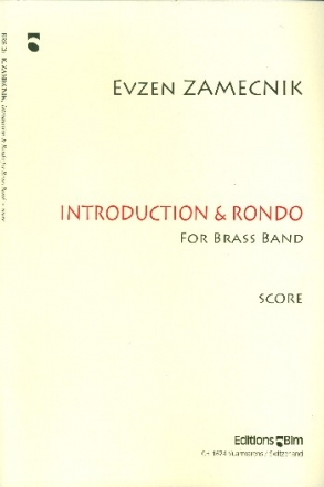 Introductin et Rondo for brass band, score