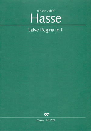 Salve Regina in F fr Soli (SSA), Frauenchor und Bc,  Partitur