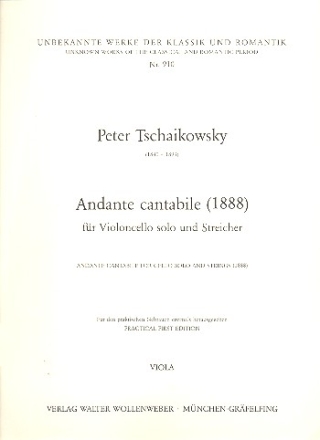 Andante cantabile fr Violoncello und Streicher Viola
