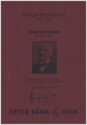Choralmesse F-Dur für gem Chor und Orgel ad lib. Chorpartitur
