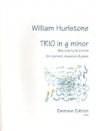 Trio g minor for clarinet, bassoon and piano score and part