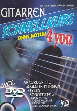 Gitarrenschnellkurs ohne Noten 4 you (+DVD)