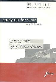 Konzert G-Dur fr Viola und Klavier Playalong - CD