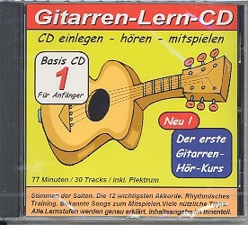 Gitarren-Lern-CD Basis 1 Gitarren-Hrkurs fr Anfnger (fr Sehbehinderte)