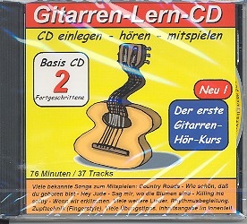 Gitarren-Lern-CD Basis 2 Gitarren-Hrkurs fr Fortgeschrittene (fr Sehbehinderte)