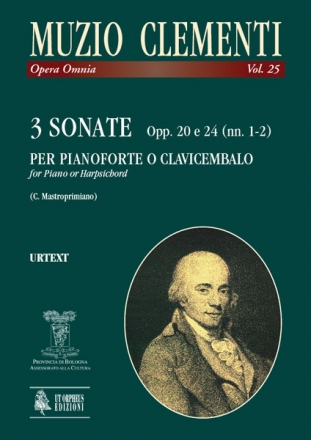 3 Sonaten op.20 und op.24 fr Klavier (Cembalo) Mastroprimiano, Hrsg.