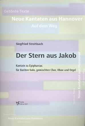 Der Stern aus Jakob  fr Bariton, gem Chor, Oboe und Orgel Partitur