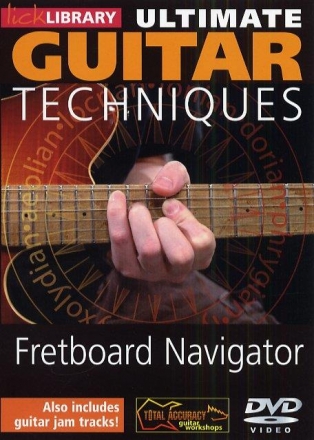 Fretboard Navigator vol.1 DVD-Video Lick Library Ultimate Guitar Techniques