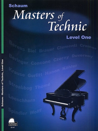 Masters of Technic Level 1 for piano