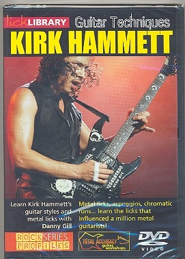 Kirk Hammett Guitar Techniques DVD-Video Lick Library