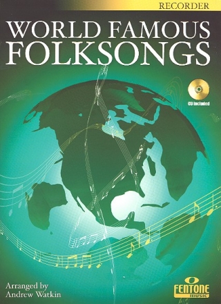 World famous Folksongs (+CD) for recorder