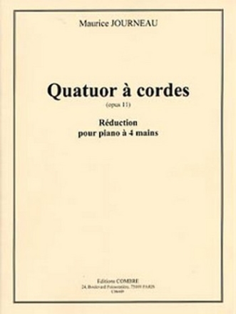 Quatuor a cordes op.11 pour piano a 4 mains