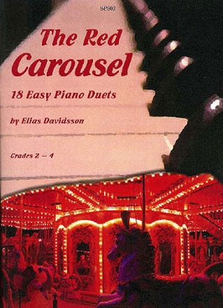 The red Carousel 18 easy pieces for piano 4 hands