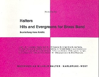 Halters Hits and Evergreens Band 1: fr Blasorchester Horn 2 in Es