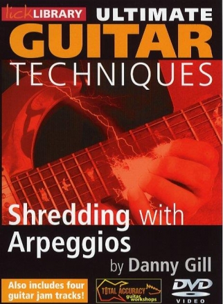 Shredding with Arpeggios DVD-Video Lick Library Ultimate Guitar Techniques