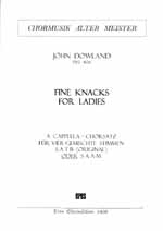Fine Knacks for Ladies fr gem Chor (SATB oder SAAM) a cappella