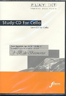 2 Sonaten op.26 fr Violoncello und Cembalo Playalong-CD