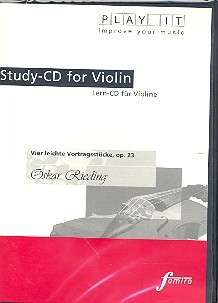 4 leichte Vortragsstcke op.23 fr Violine und Klavier Playalong-CD