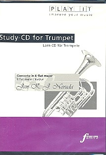 Concerto in E flat Major fr Trompete und Klavier Playalong - CD