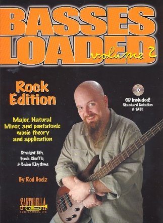 Basses Loaded vol.2 (+CD) Major, Natural Minor and Pentatonic Music Theory and Application for bass