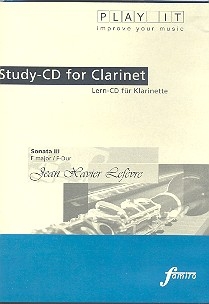 Sonata Nr.3 fr Klarinette und Klavier  Playalong-CD