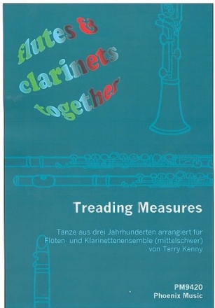 Treading Measures fr Flten und Klarinetten (4-stimmiges Ensemble) Partitur und Stimmen