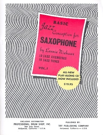 Basic Jazz Conception vol.1 (+CD) for saxophone