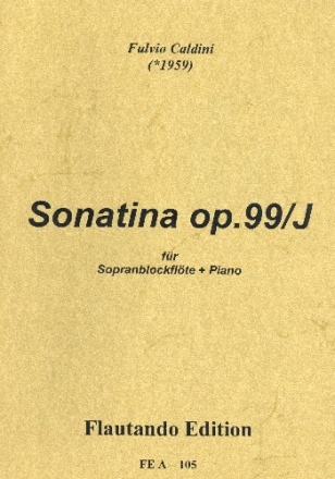 Sonatine op.99j fr Sopranblockflte und Klavier