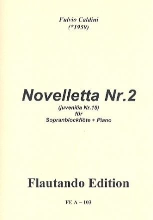 Noveletta Nr.2 fr Sopranblockflte und Klavier