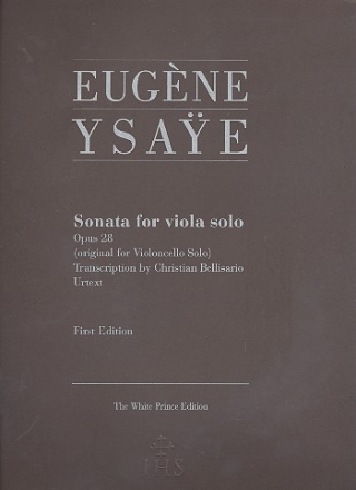 Sonata op.28 for viola
