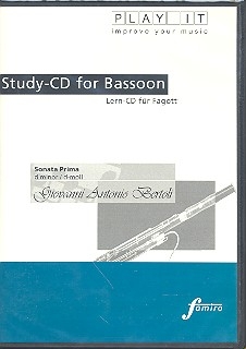 Sonata prima fr Fagott und Cembalo Playalong-CD