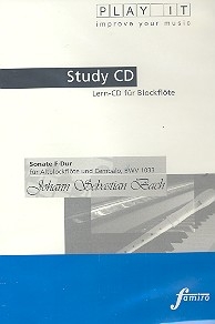 Sonate F-Dur BWV1033 fr Blockflte und Cembalo Playalong-CD