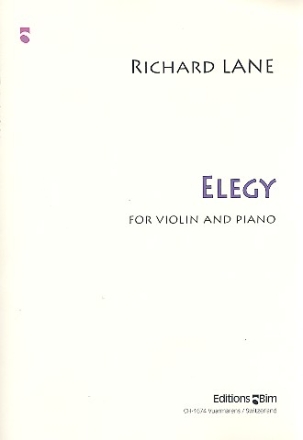 Elegy for violin and piano