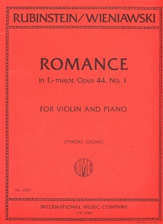 Romance in Eb Major op.44,1 for violin and piano