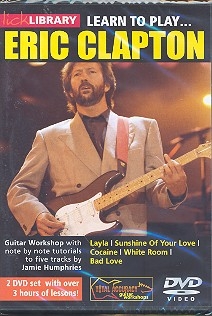 Learn to play Eric Clapton 2 DVD-Videos Lick Library