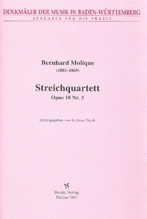 Streichquartett op.18,3 Partitur und Stimmen