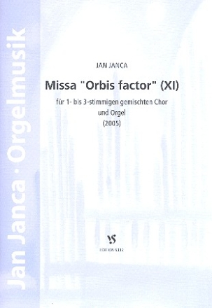 Missa Orbis factor Nr.11 fr gem Chor und Orgel Partitur