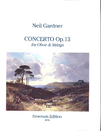 Concerto op.13 for oboe and string orchestra score and parts (1-1-1-1-1)
