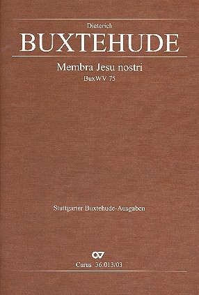 Membra Jesu nostri BuxWV75 fr Soli, Chor und Orchester Klavierauszug