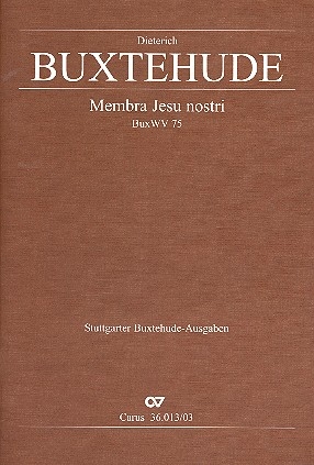 Membra Jesu nostri BuxWV75 fr Soli, Chor und Orchester Klavierauszug