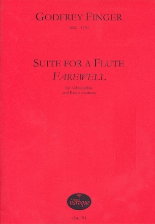 Farewell Suite for a Flute Fr Altblockflte und Bc