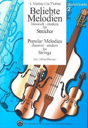 Beliebte Melodien Band 3 (Stufe 2) fr Streichorchester Violine 1