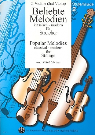 Beliebte Melodien Band 3 (Stufe 2) fr Streichorchester Violine 2