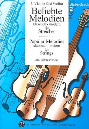 Beliebte Melodien Band 3 (Stufe 2) fr Streichorchester Violine 3